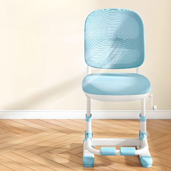 "Metal Solid Color Children's Chair, Adjustable Height Upholstered Chair(s)"