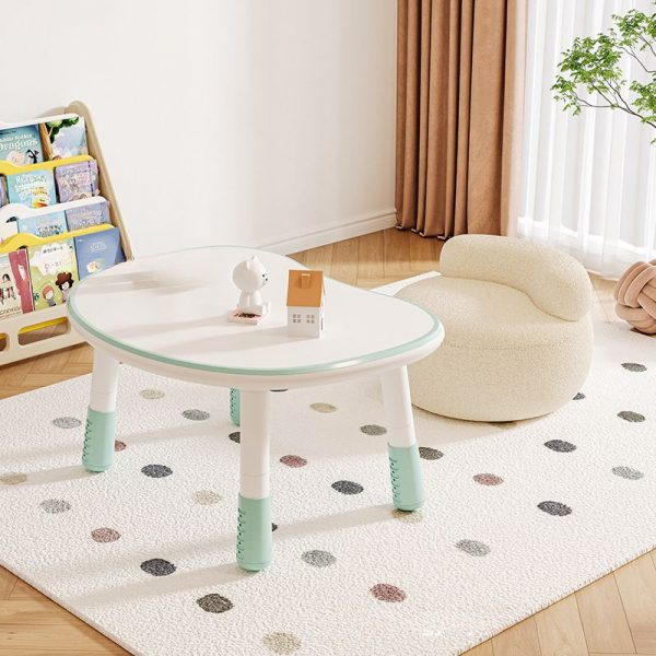 "Composite Wood Multi-levelled Damp-proof Children Computer Desk in Chalk"
