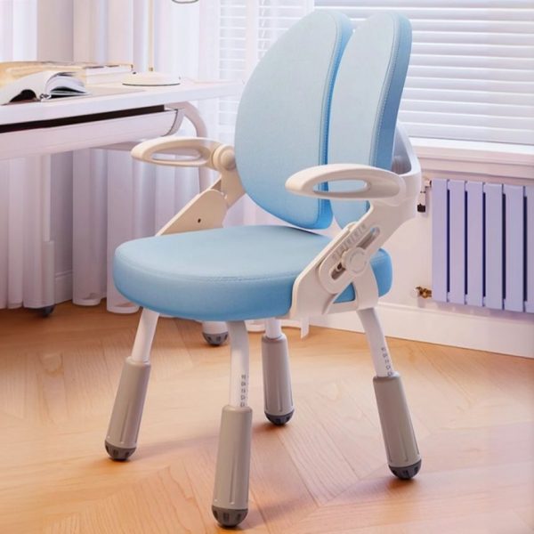 "Kids Chair Adjustable Height Upholstered Chair(s) With Arms Solid Color"