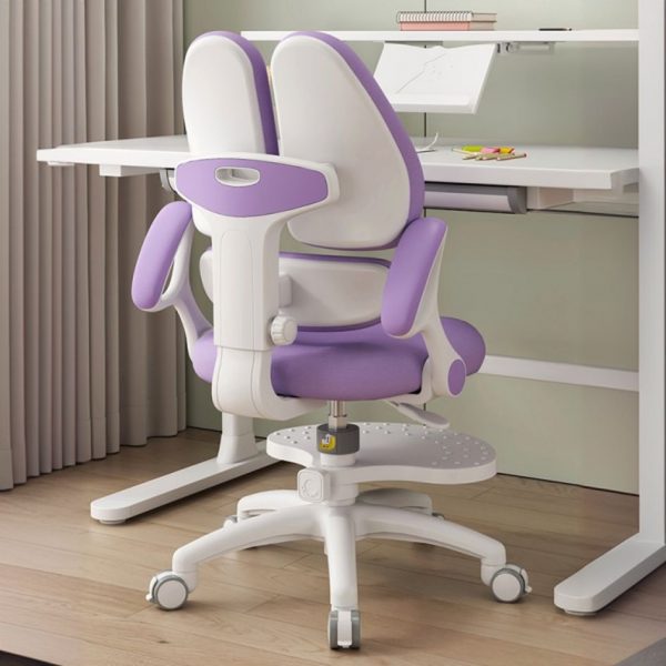 "Kids Chair Adjustable Height Upholstered Chair(s) Ergonomic Lockable Wheels"