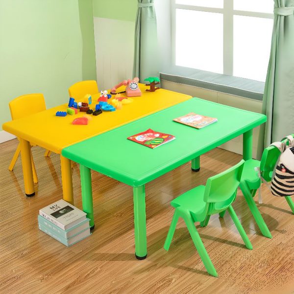 "Moisture-proof Plastic Lime Green Children Computer Desk"