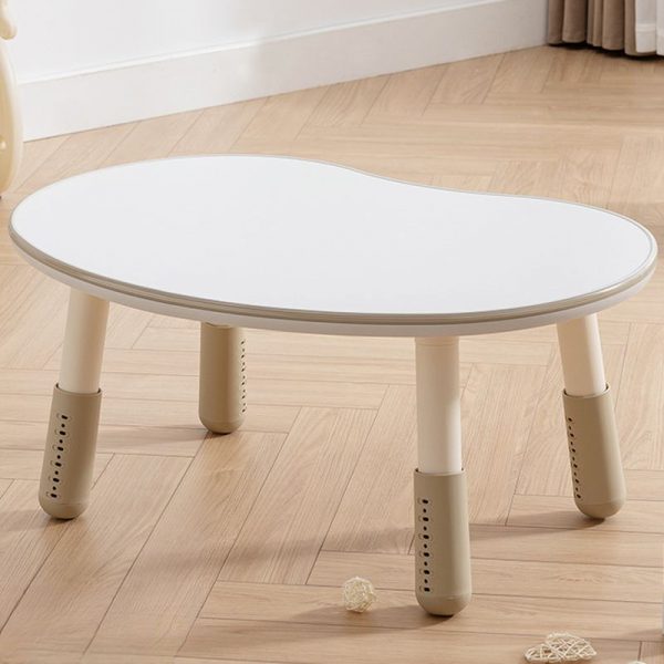"Beige Timber Damp-proof Adaptable Height Children Computer Desk"