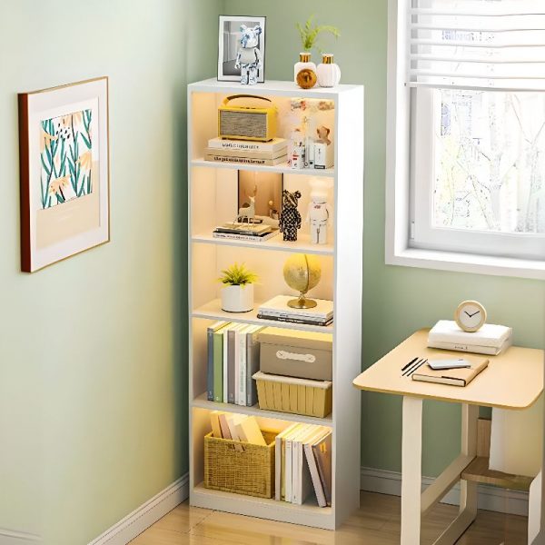 "Casual Unattached Closed Back Standard Children's Bookshelf Double-sided with Metal 4 Shelves/7 Shelves/6 Shelves"