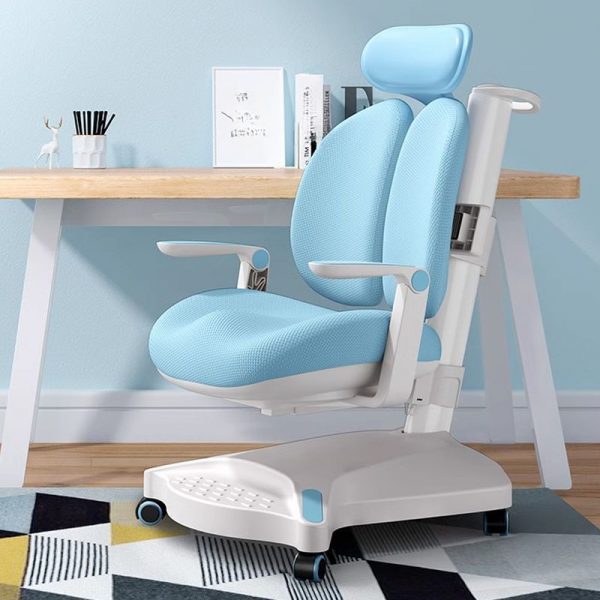 "Kids Chair with Lockable Wheels, Adjustable Height and With Arms, Upholstered Chair(s)"