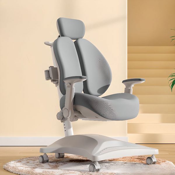 "Adjustable Height Children's Chair Lockable Casters Upholstered Chair(s) With Arms"